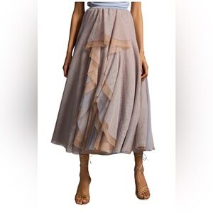 Anthropologie Skirt Womens Layered Tulle Size XL